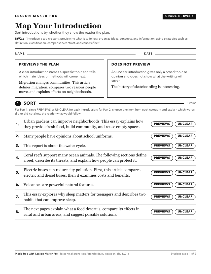 Preview of the 8W2.a printable worksheet