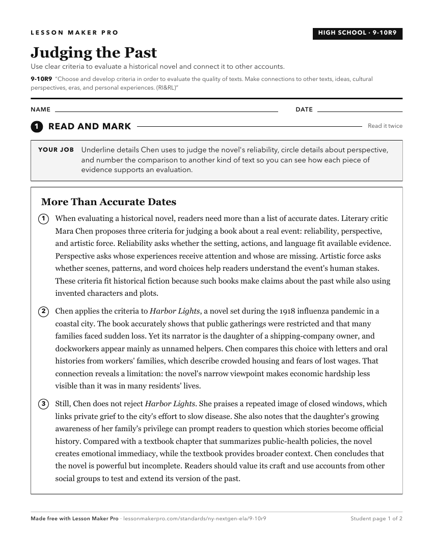Preview of the 9-10R9 printable worksheet