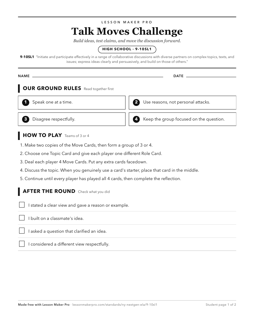 Preview of the 9-10SL1 printable worksheet