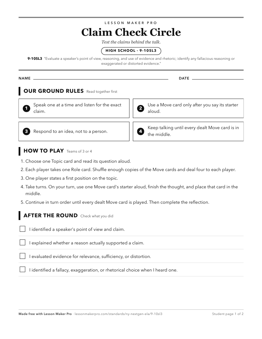 Preview of the 9-10SL3 printable worksheet