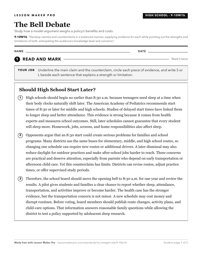 Preview of the 9-10W1b printable worksheet