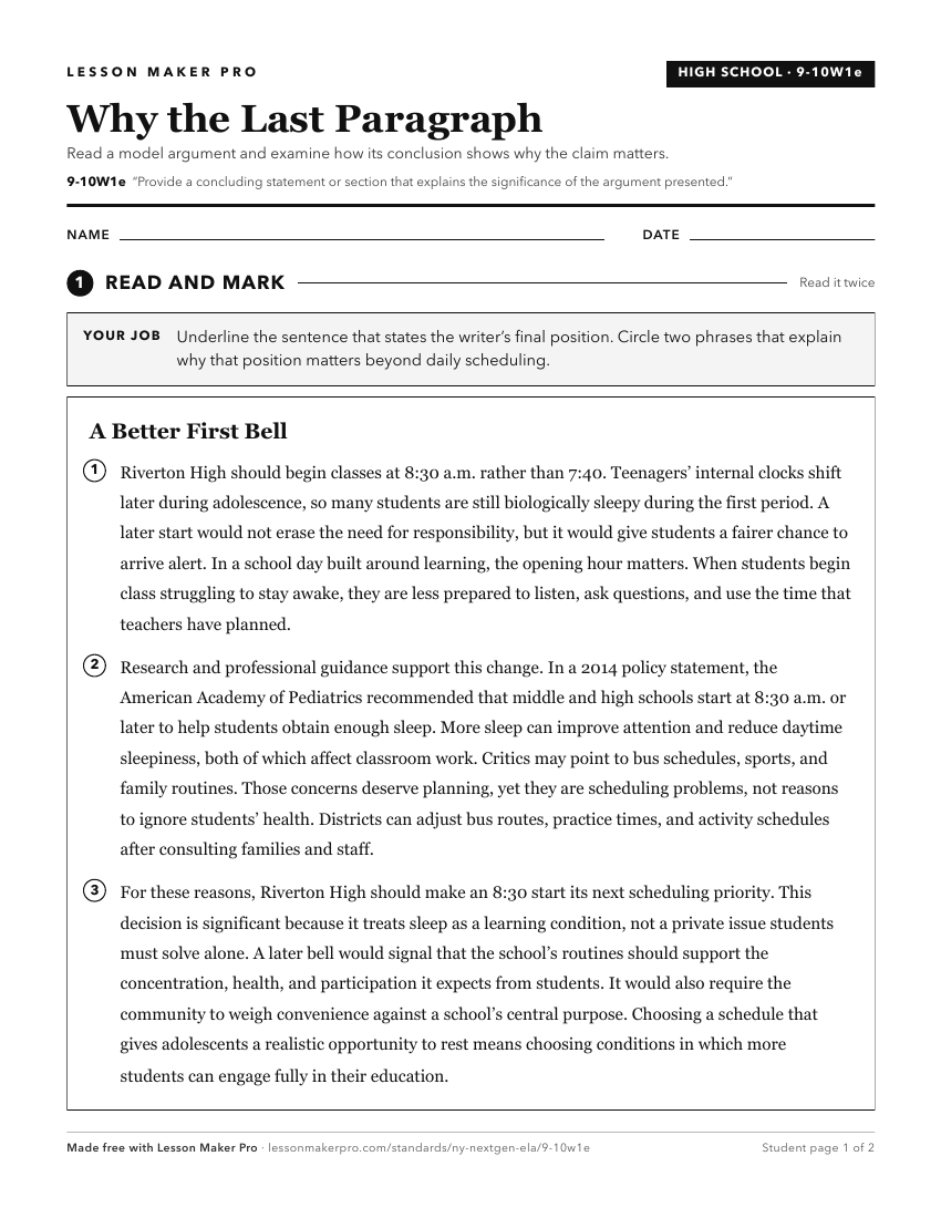 Preview of the 9-10W1e printable worksheet