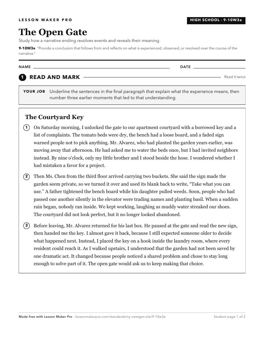 Preview of the 9-10W3e printable worksheet