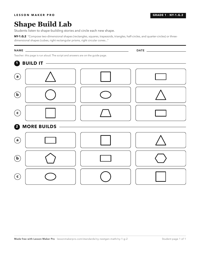 Preview of the NY-1.G.2 printable worksheet