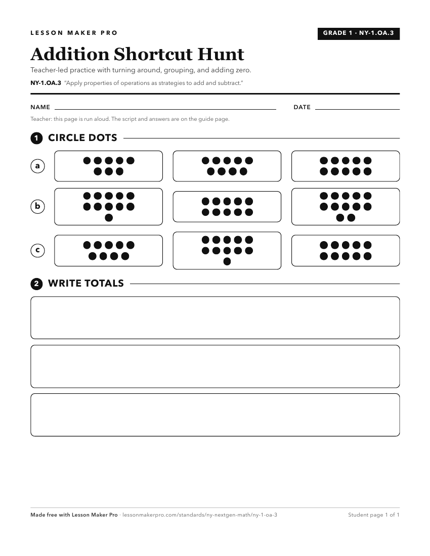 Preview of the NY-1.OA.3 printable worksheet
