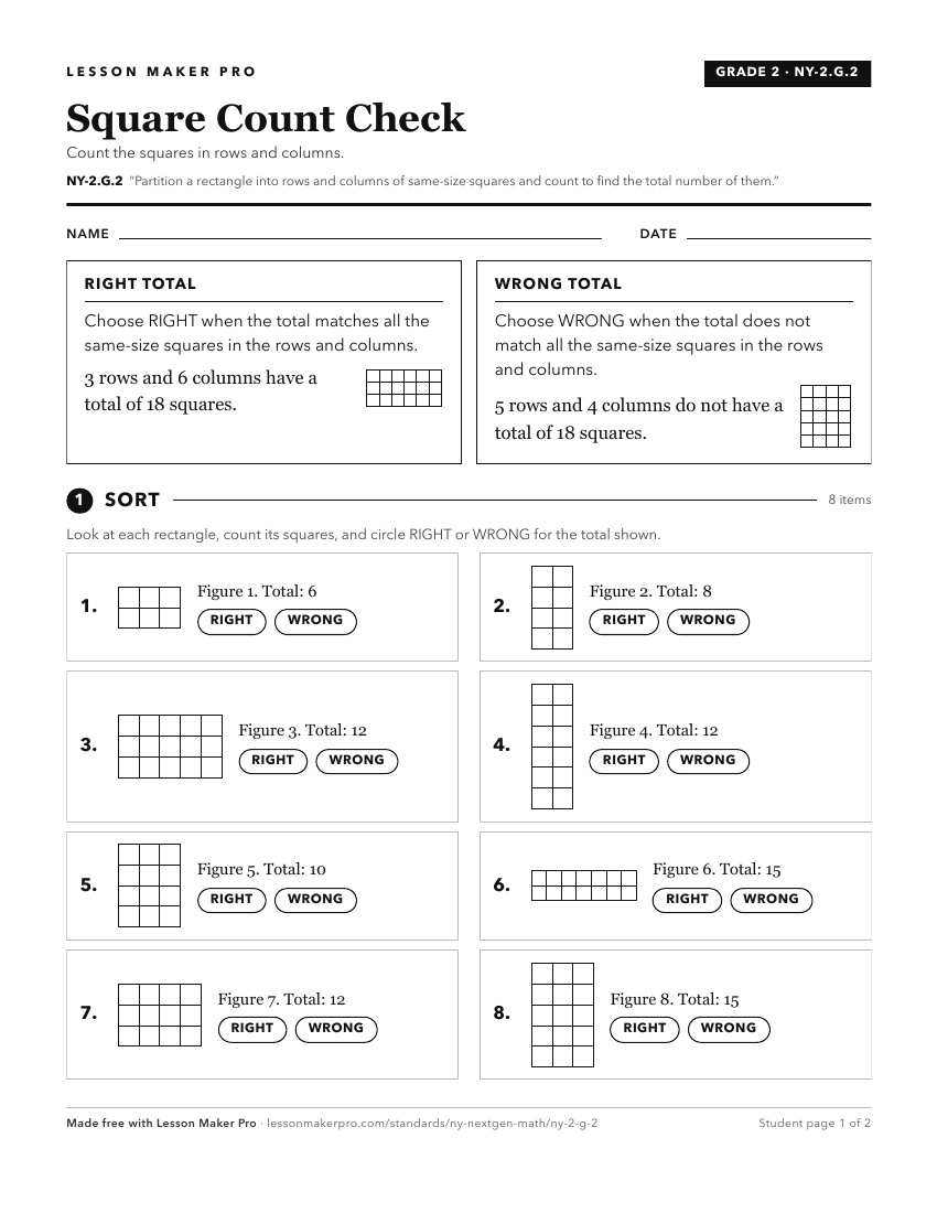 Preview of the NY-2.G.2 printable worksheet