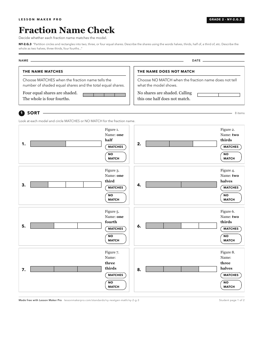 Preview of the NY-2.G.3 printable worksheet