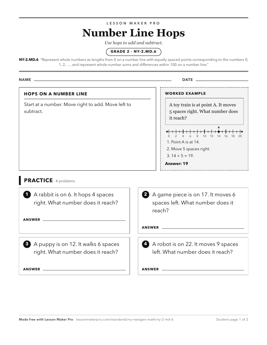 Preview of the NY-2.MD.6 printable worksheet