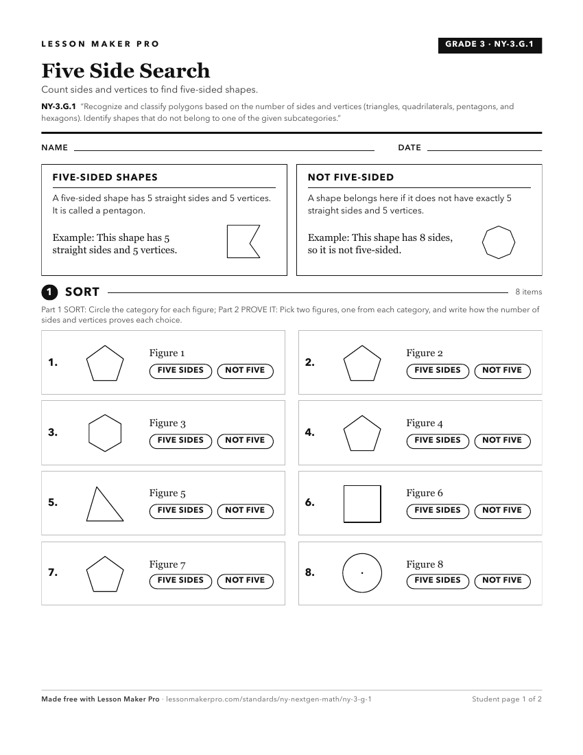 Preview of the NY-3.G.1 printable worksheet