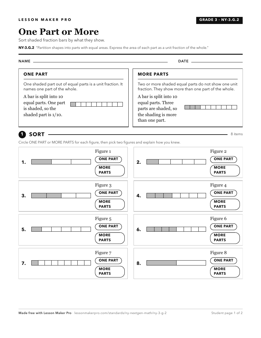 Preview of the NY-3.G.2 printable worksheet