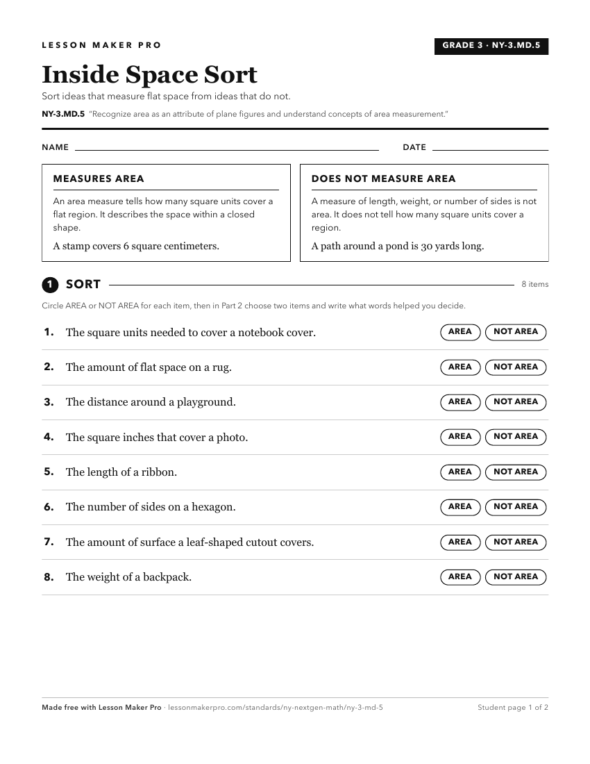 Preview of the NY-3.MD.5 printable worksheet