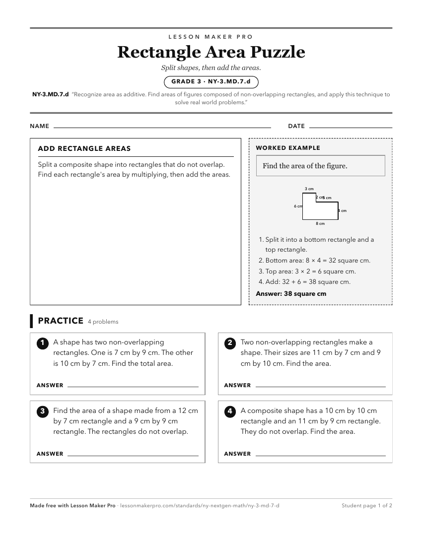 Preview of the NY-3.MD.7.d printable worksheet