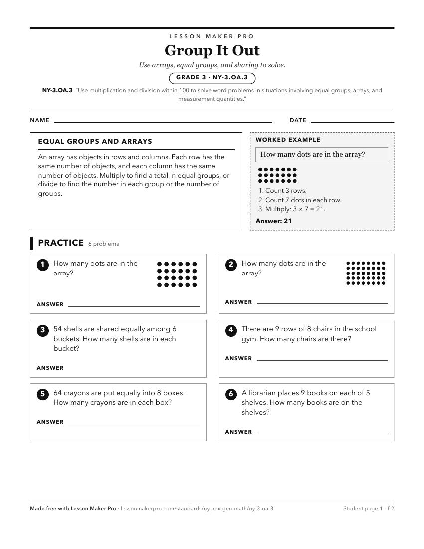 Preview of the NY-3.OA.3 printable worksheet