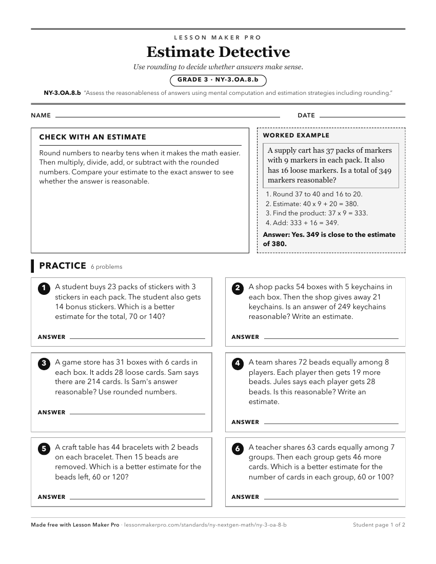 Preview of the NY-3.OA.8.b printable worksheet