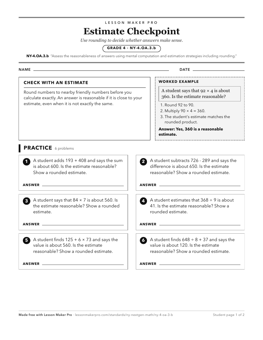 Preview of the NY-4.OA.3.b printable worksheet
