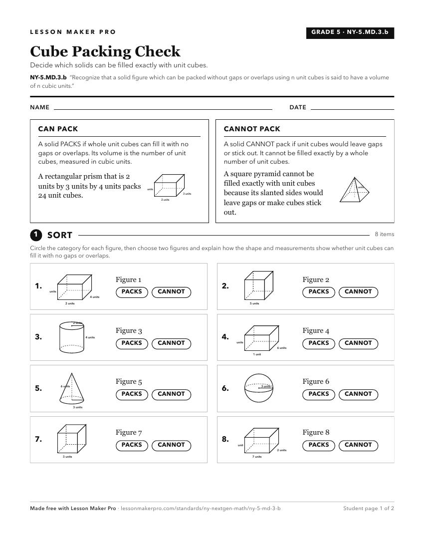 Preview of the NY-5.MD.3.b printable worksheet