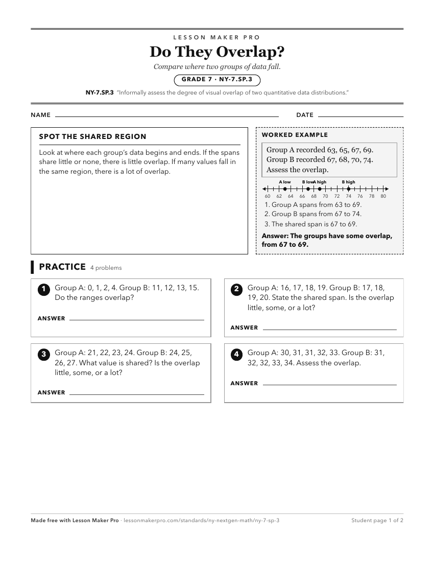 Preview of the NY-7.SP.3 printable worksheet