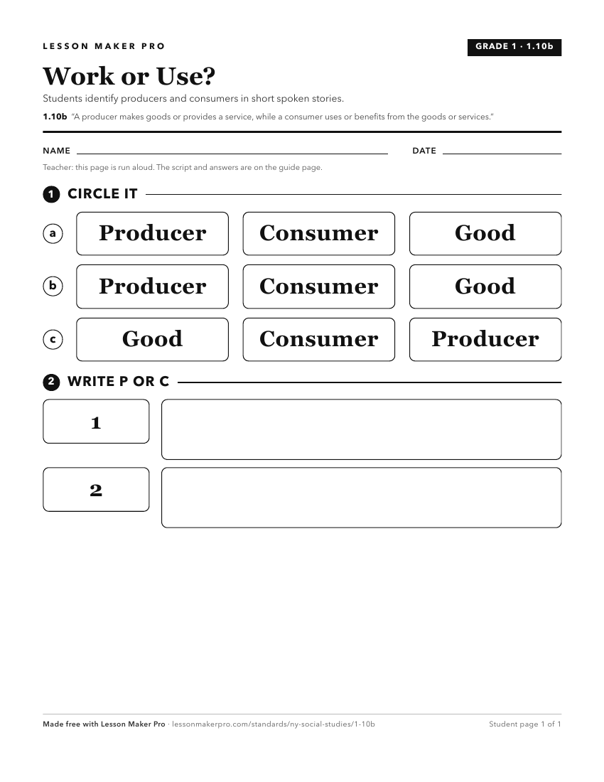 Preview of the 1.10b printable worksheet