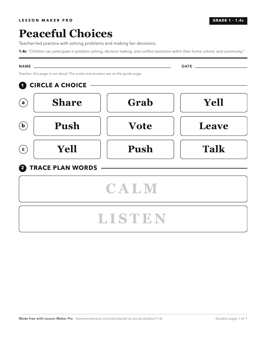 Preview of the 1.4c printable worksheet