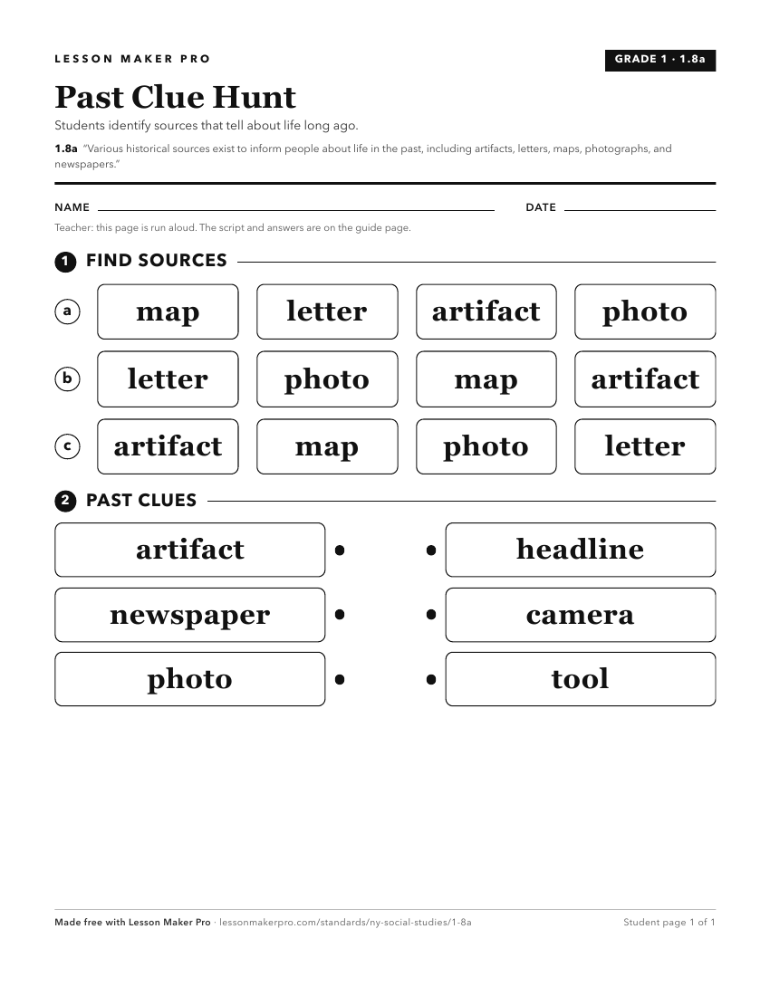Preview of the 1.8a printable worksheet