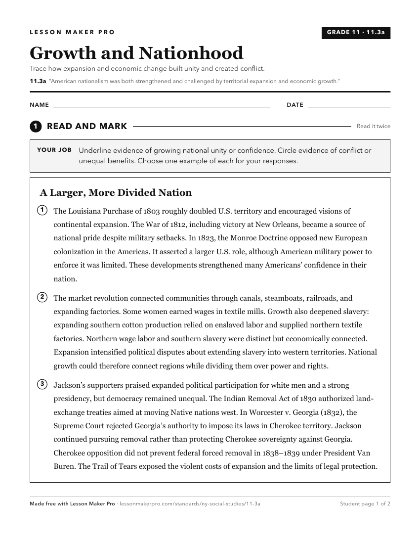 Preview of the 11.3a printable worksheet