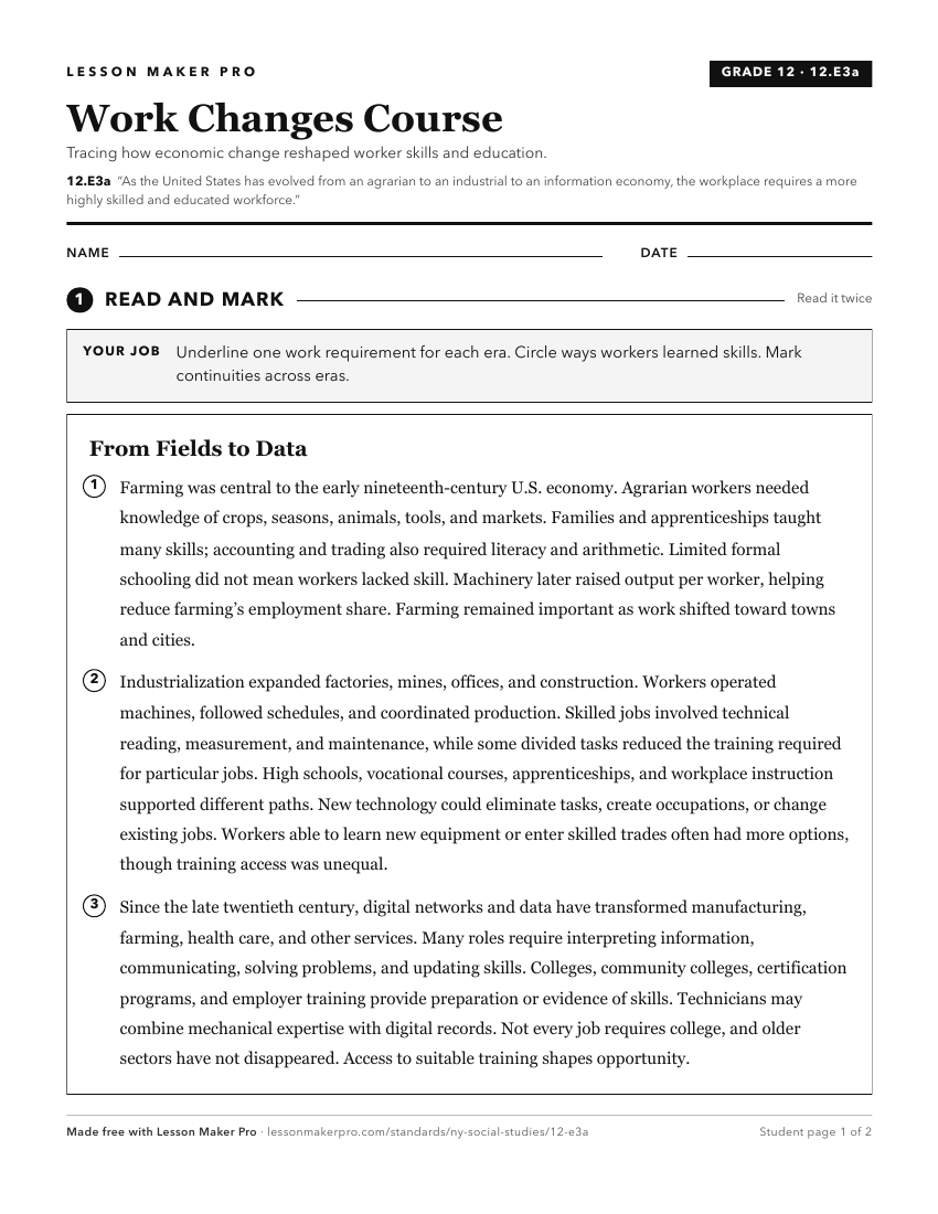 Preview of the 12.E3a printable worksheet