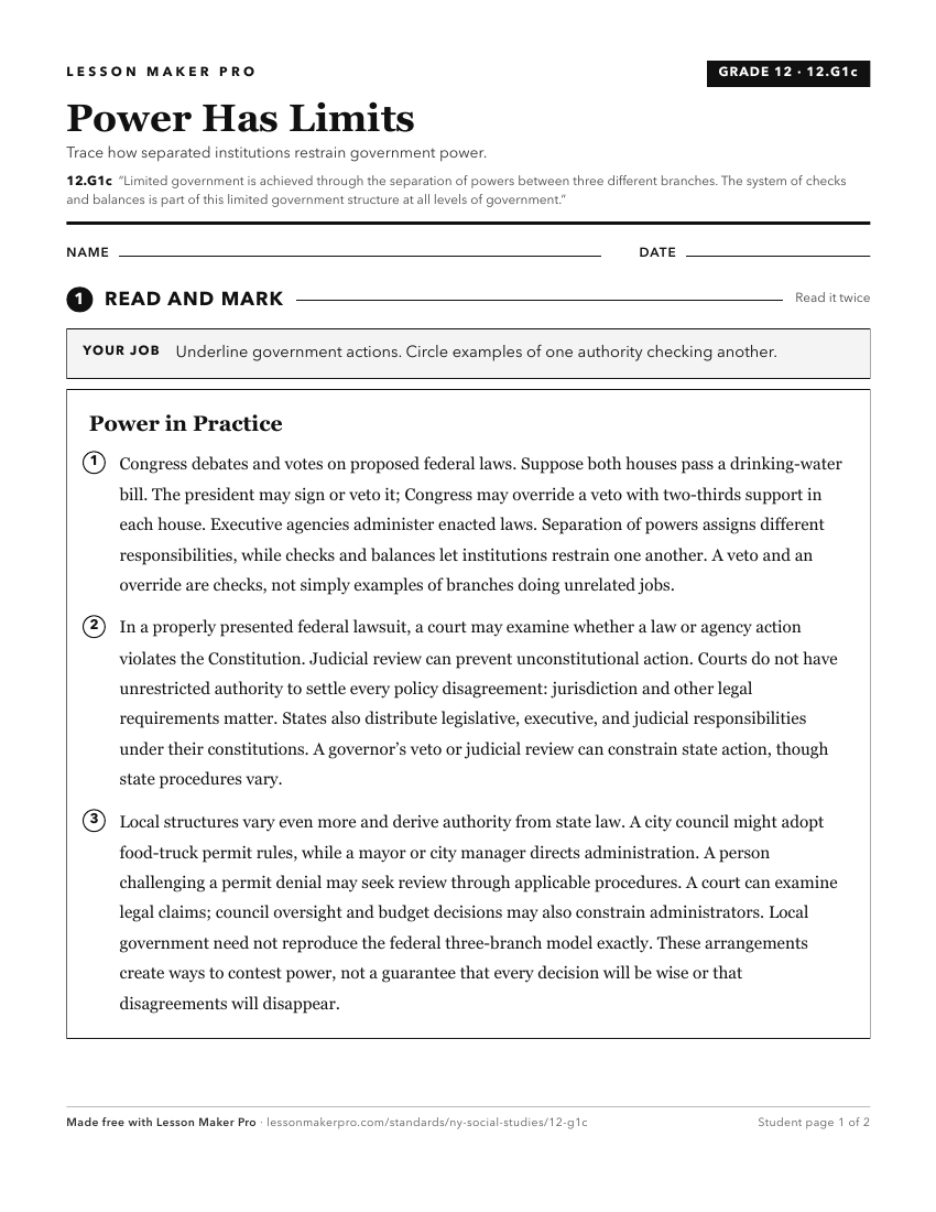 Preview of the 12.G1c printable worksheet