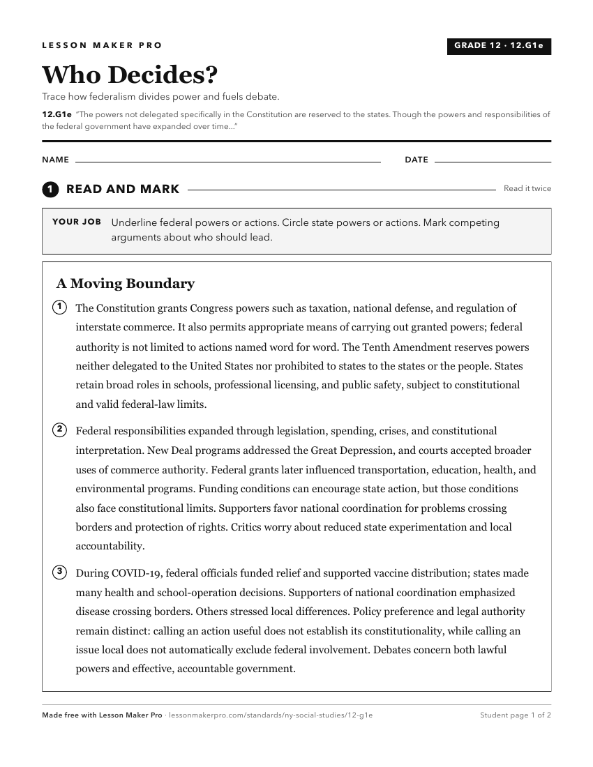 Preview of the 12.G1e printable worksheet