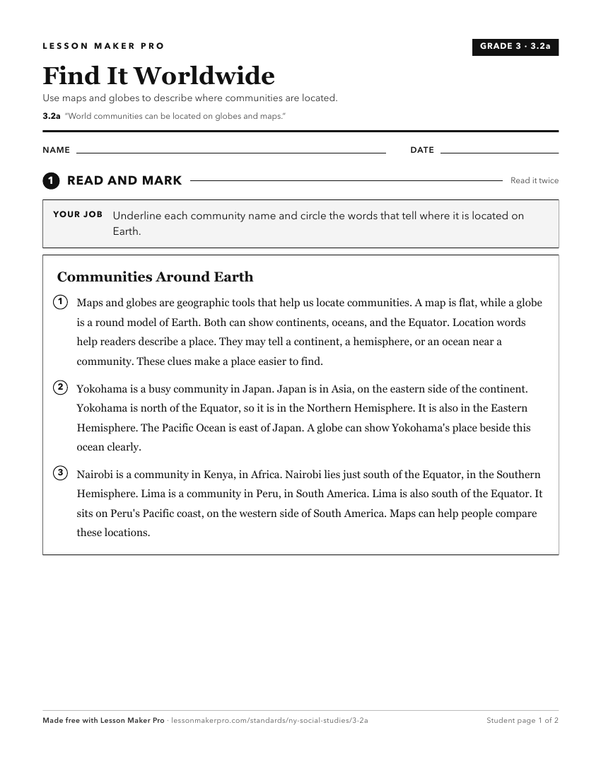Preview of the 3.2a printable worksheet