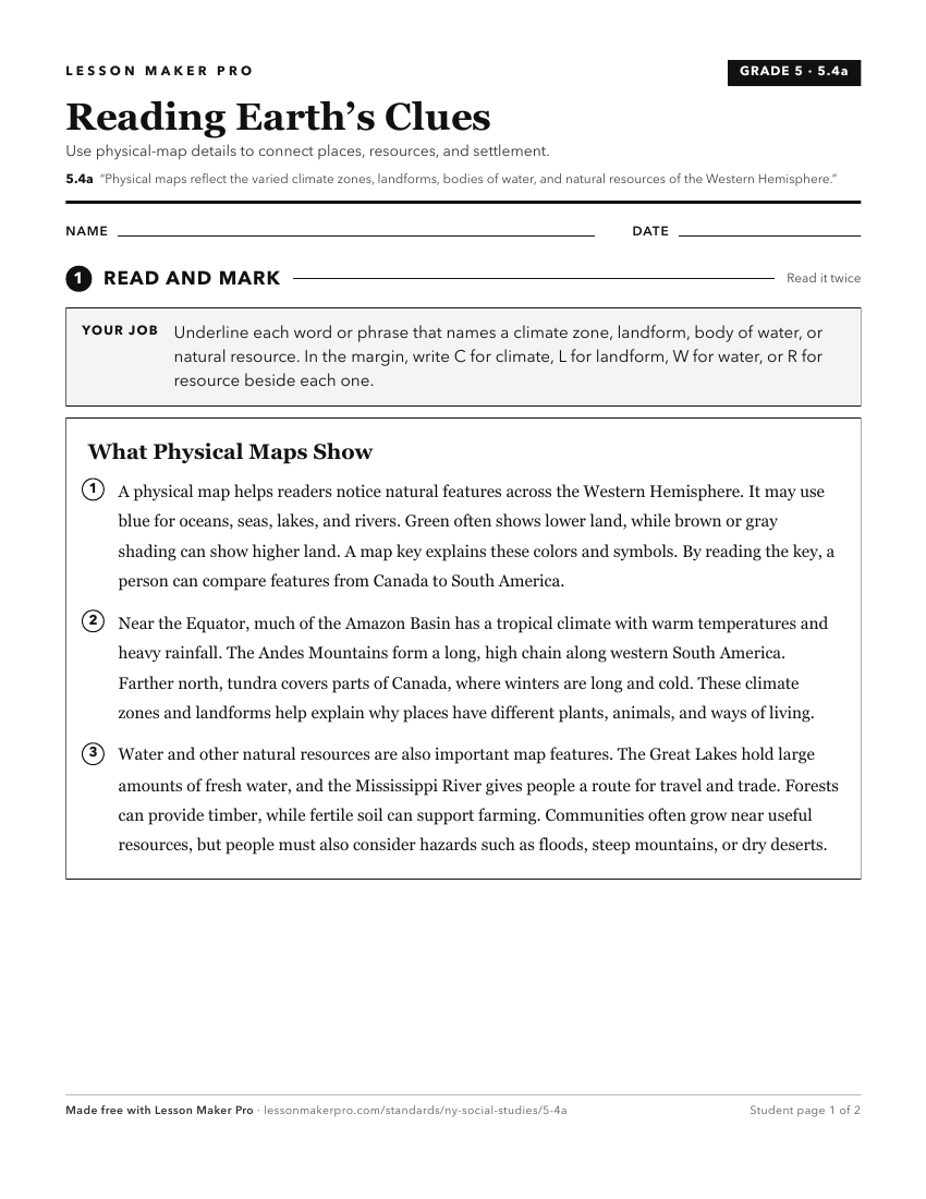 Preview of the 5.4a printable worksheet