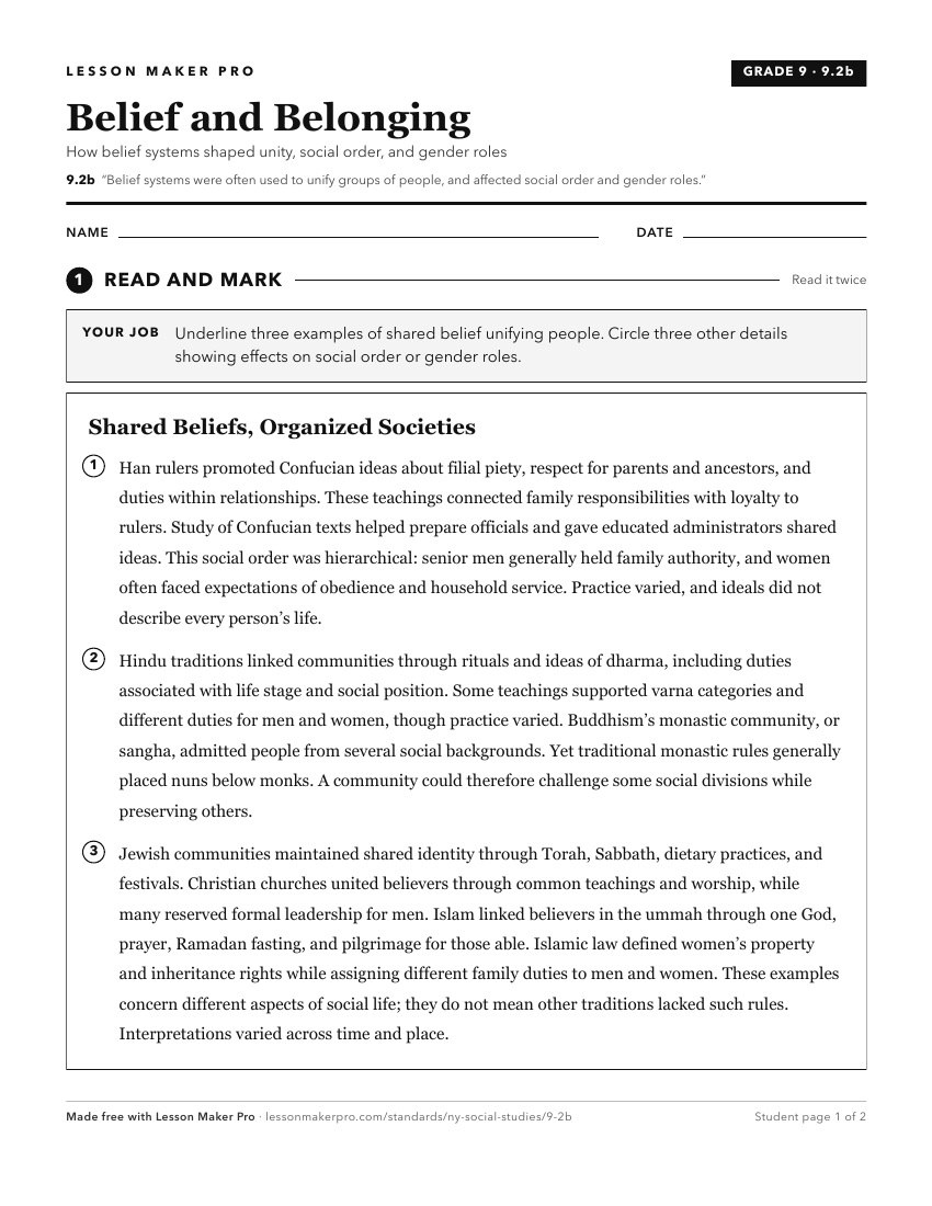 Preview of the 9.2b printable worksheet