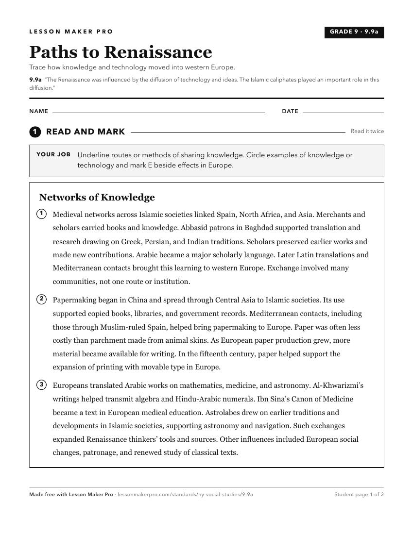Preview of the 9.9a printable worksheet