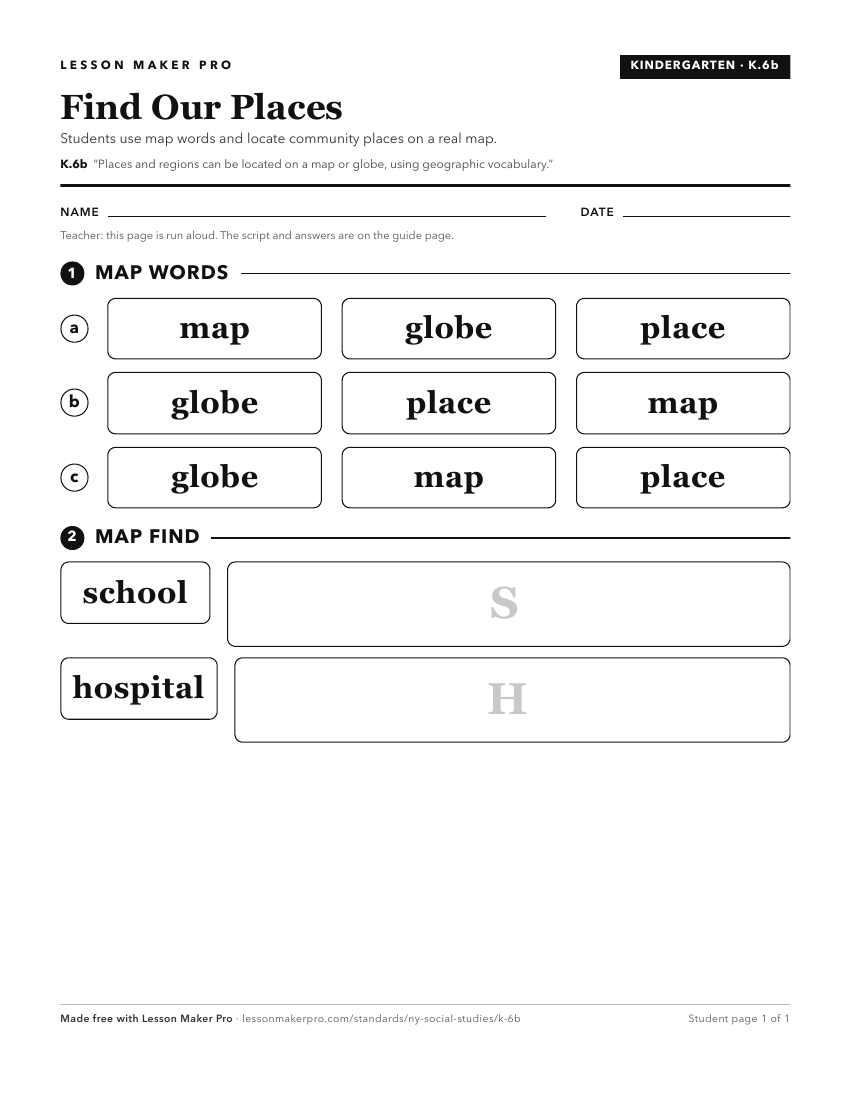 Preview of the K.6b printable worksheet