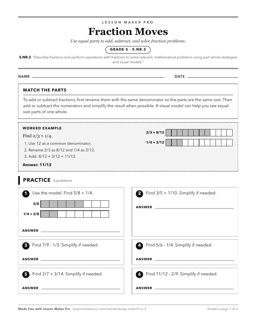 Preview of the 5.NR.3 printable worksheet