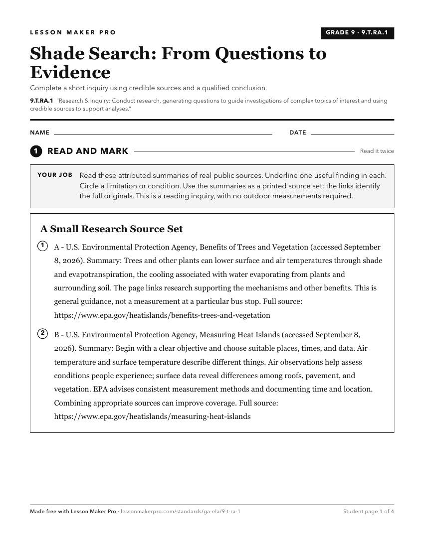Preview of the 9.T.RA.1 printable worksheet