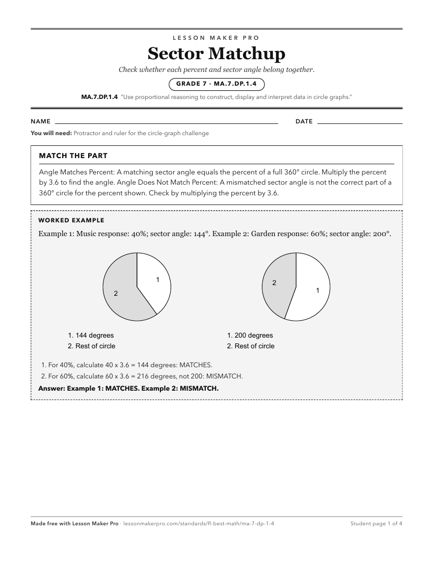 Preview of the MA.7.DP.1.4 printable worksheet
