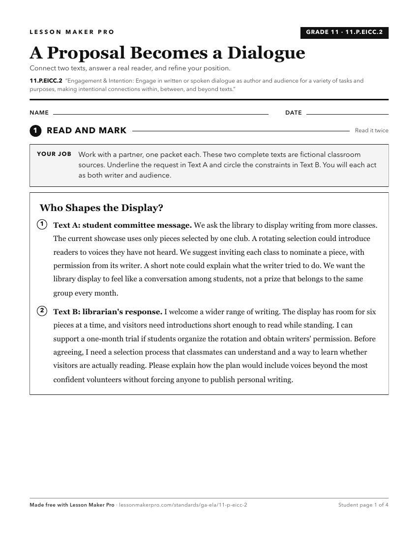 Preview of the 11.P.EICC.2 printable worksheet