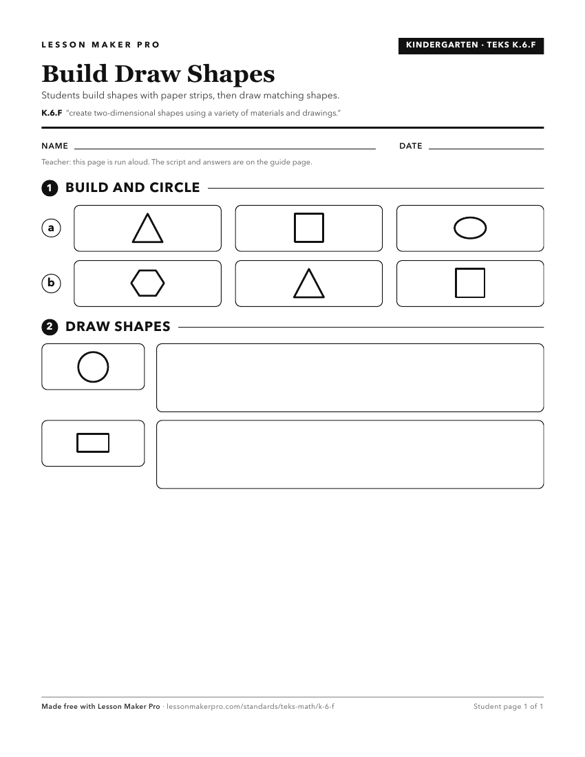 Preview of the K.6.F printable worksheet