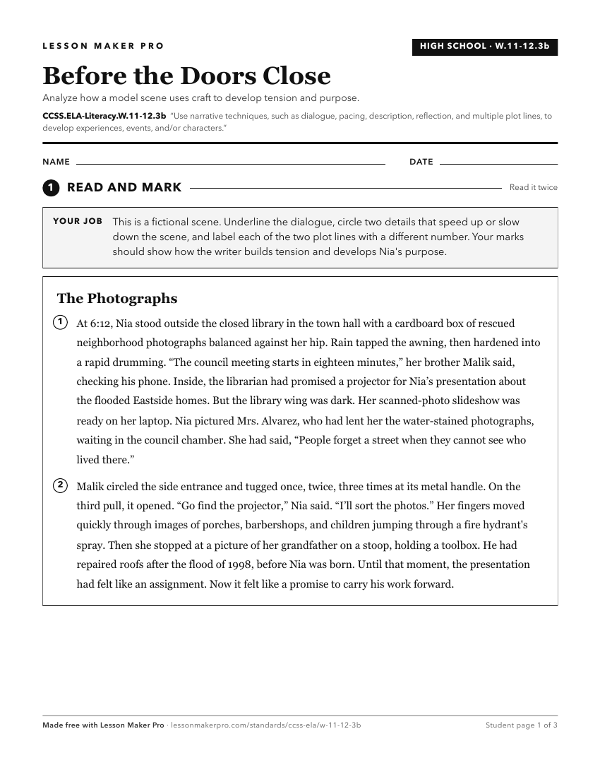 Preview of the CCSS.ELA-Literacy.W.11-12.3b printable worksheet