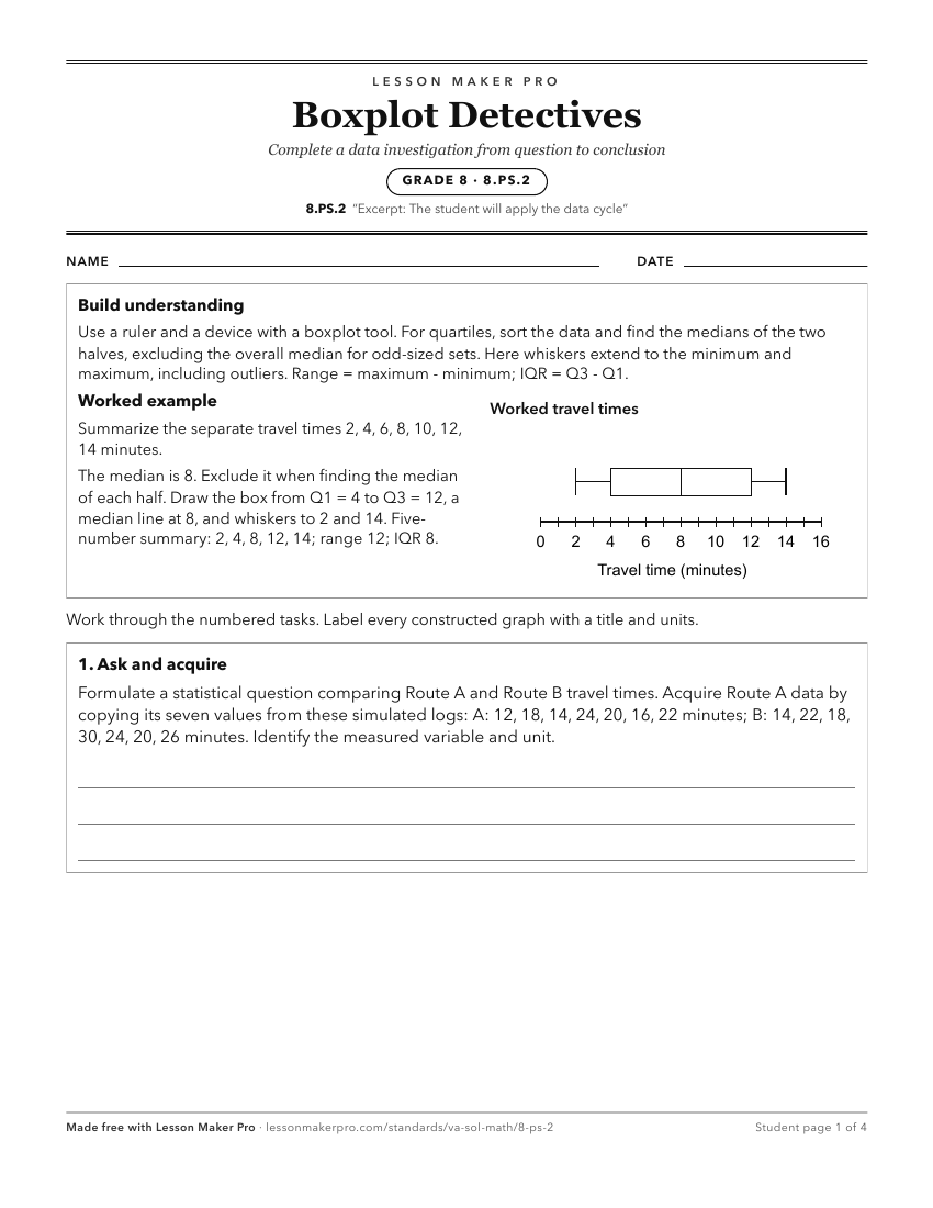 Preview of the 8.PS.2 printable worksheet