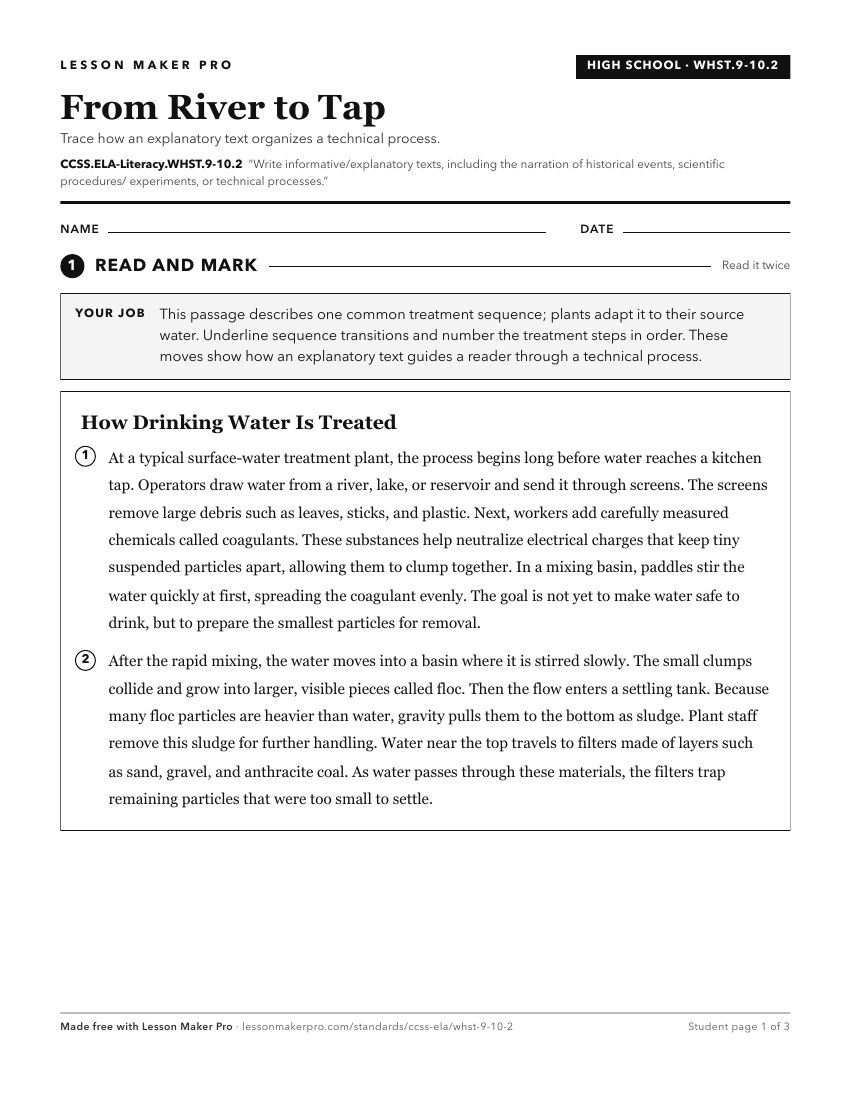 Preview of the CCSS.ELA-Literacy.WHST.9-10.2 printable worksheet