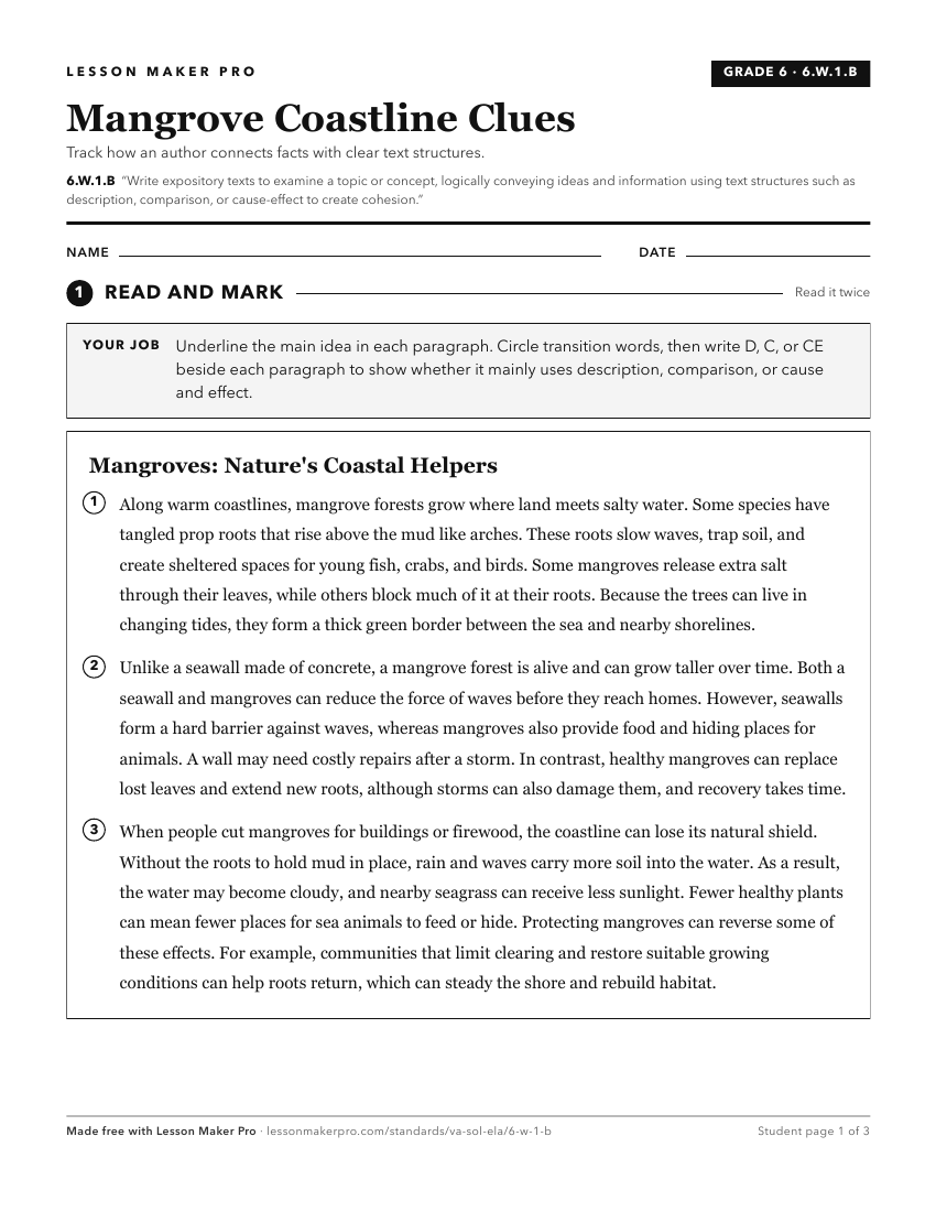Preview of the 6.W.1.B printable worksheet