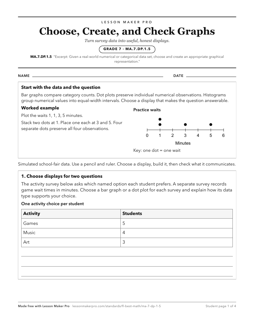 Preview of the MA.7.DP.1.5 printable worksheet