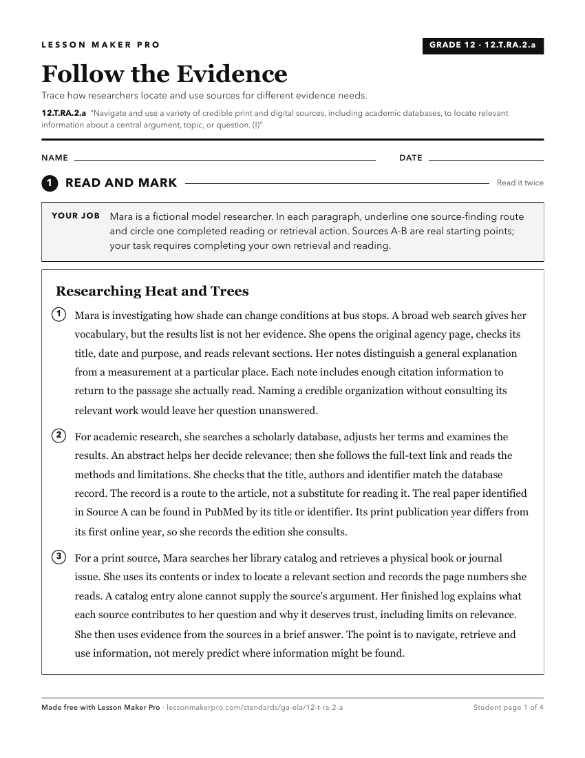 Preview of the 12.T.RA.2.a printable worksheet