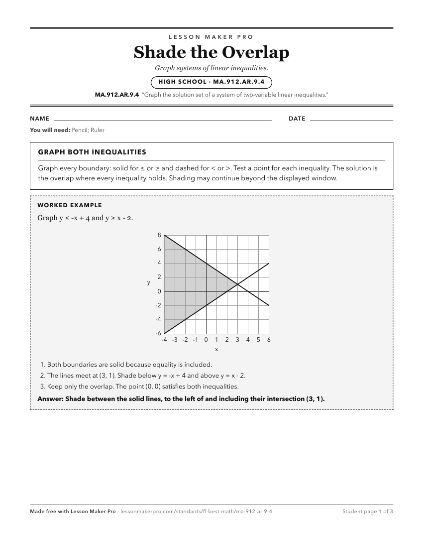 Preview of the MA.912.AR.9.4 printable worksheet