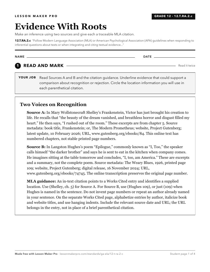 Preview of the 12.T.RA.2.c printable worksheet