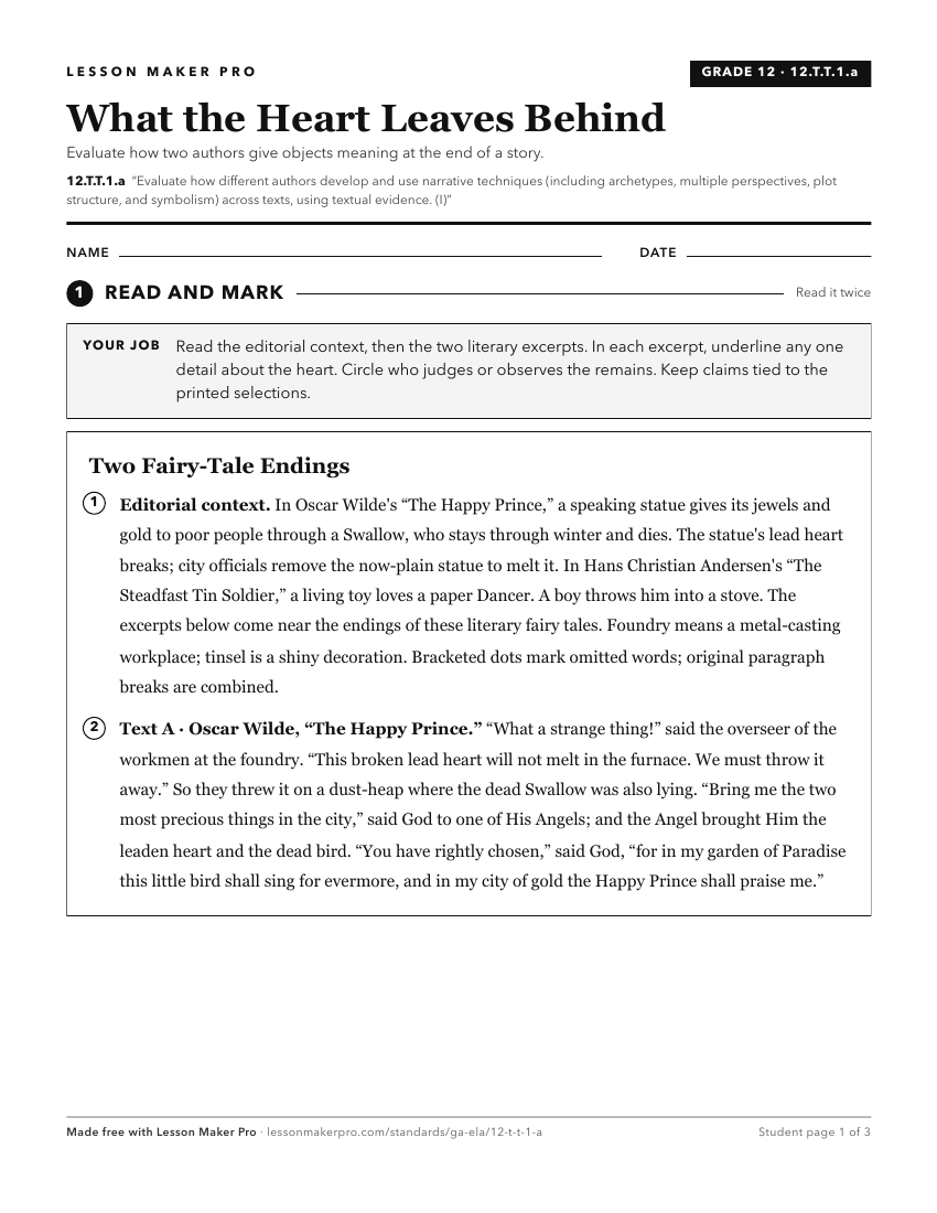 Preview of the 12.T.T.1.a printable worksheet