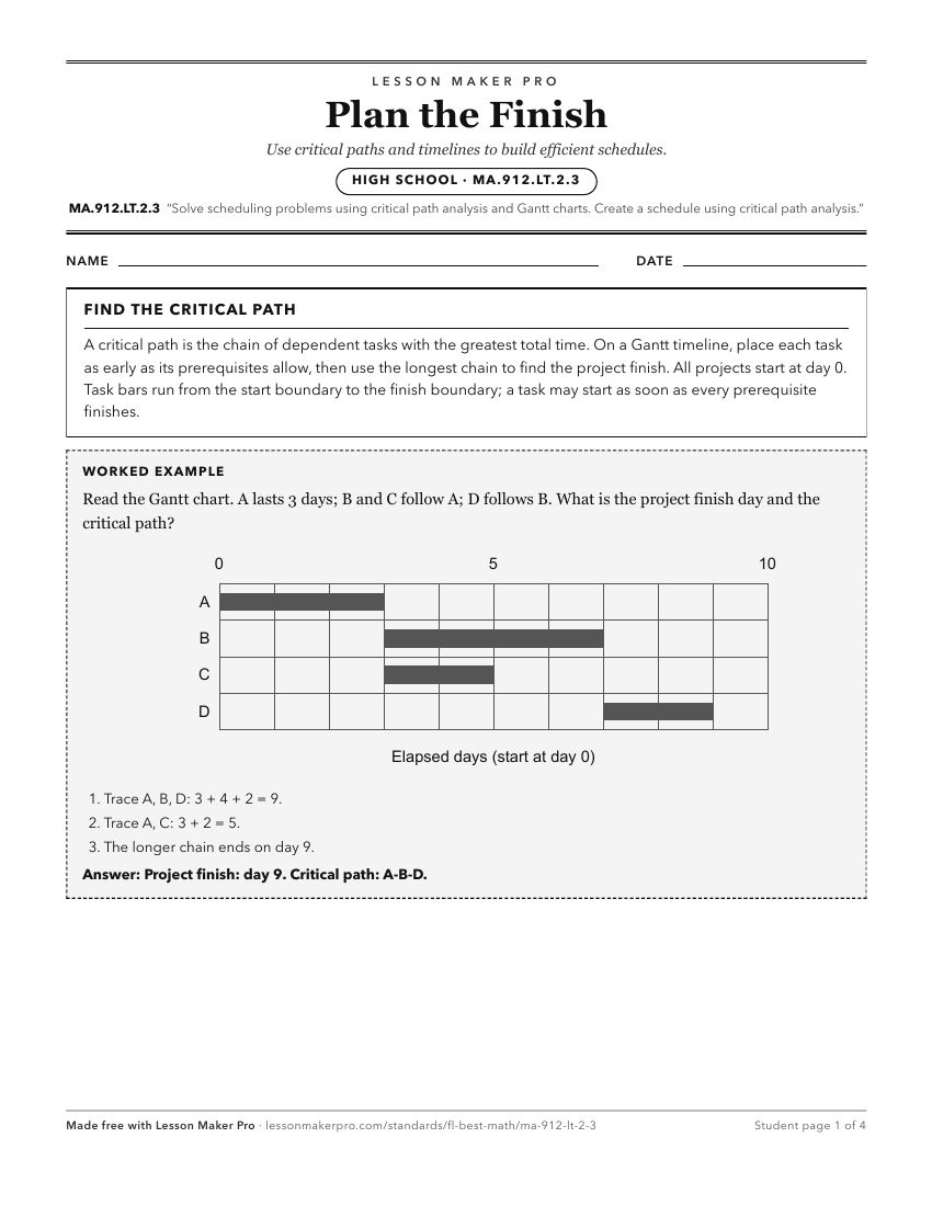 Preview of the MA.912.LT.2.3 printable worksheet