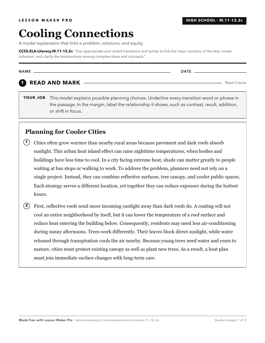 Preview of the CCSS.ELA-Literacy.W.11-12.2c printable worksheet