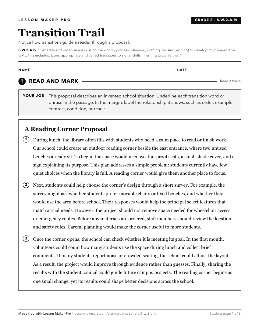 Preview of the 8.W.2.A.iv printable worksheet